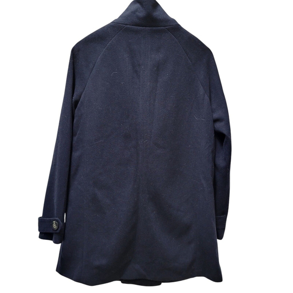 Forever 21 Double Breast Pea Coat Women's Medium Navy Pre-owned - Picture 2 of 11